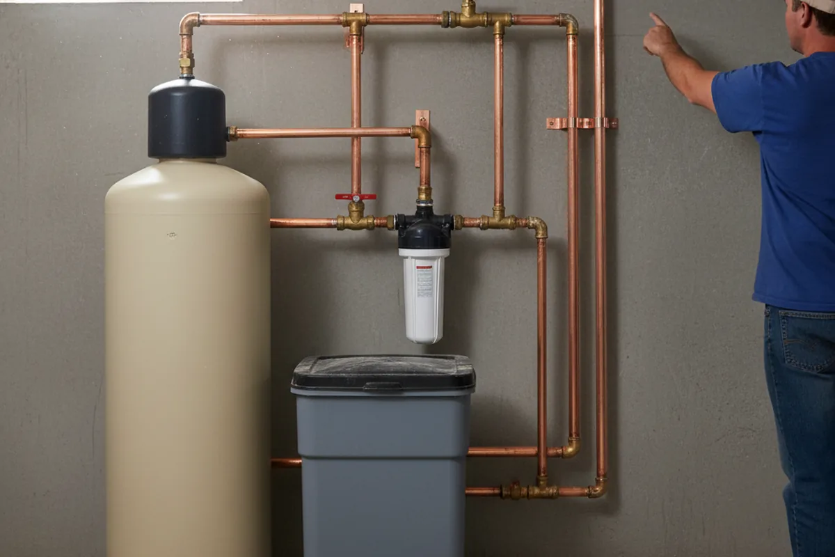 Whole-house water treatment system installed in Chula